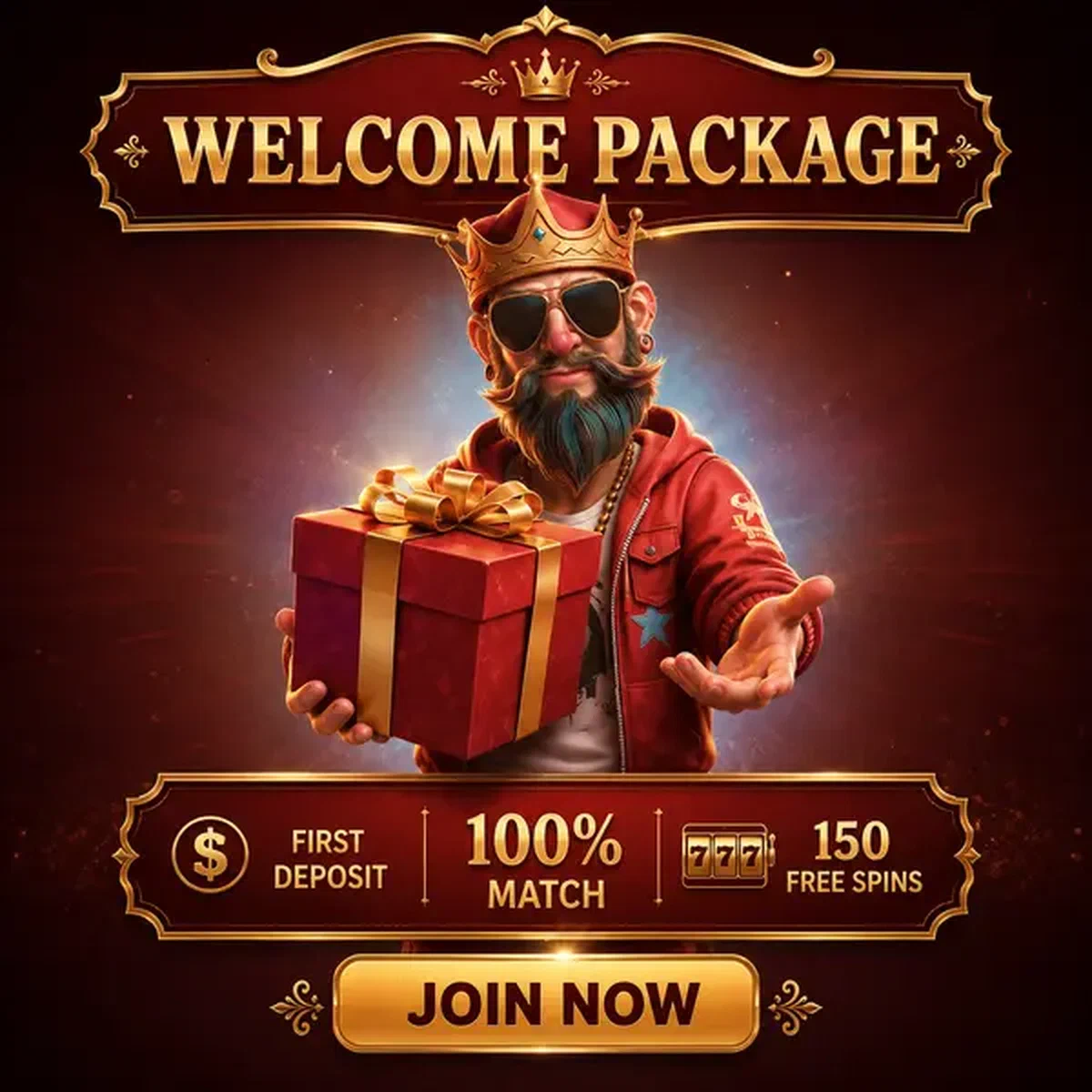 Player receives welcome bonus gift at Welcome Package - Your Entry Point portal